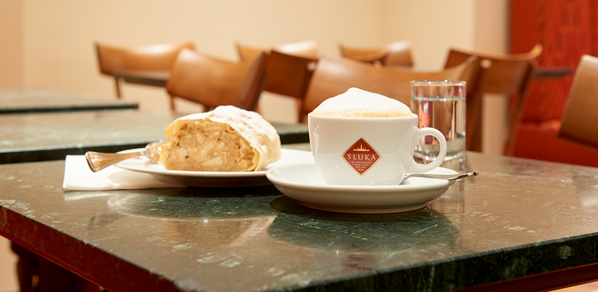 Coffee and cake at Conditorei Sluka