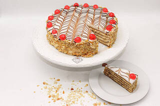 Esterhazytorte in der Conditorei Sluka