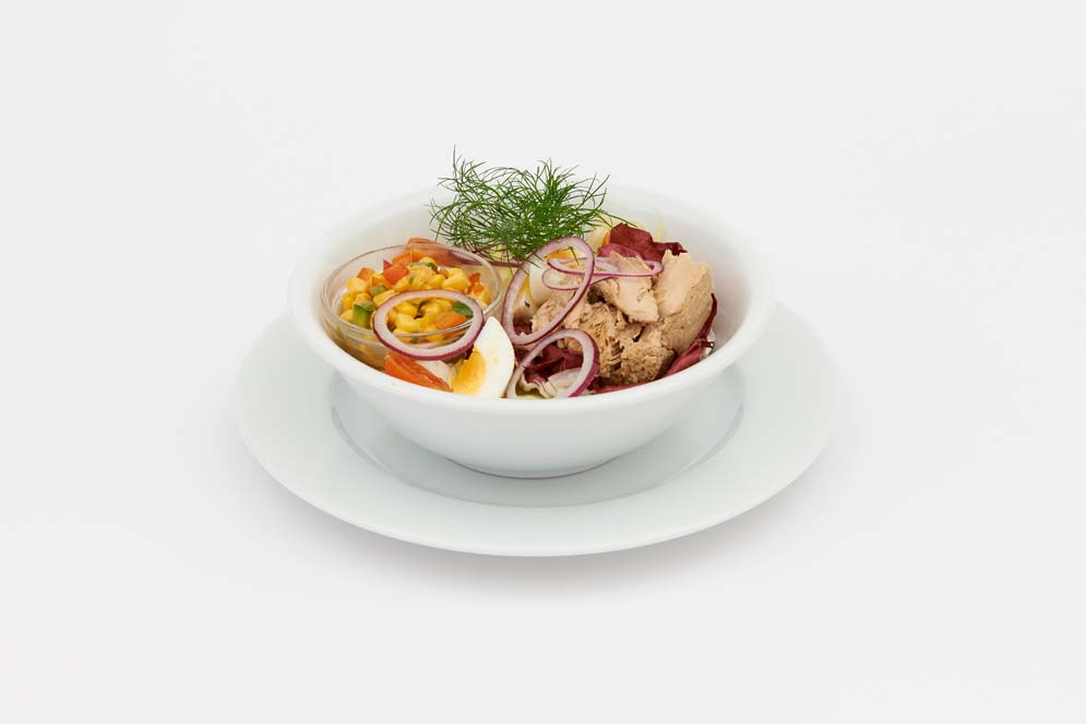 Warme Speise - Thunfisch in der Conditorei Sluka