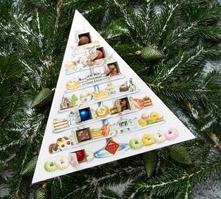 Adventkalender in der Weihnachtszeit im Kaffeehaus Wien - in der Conditorei Sluka 