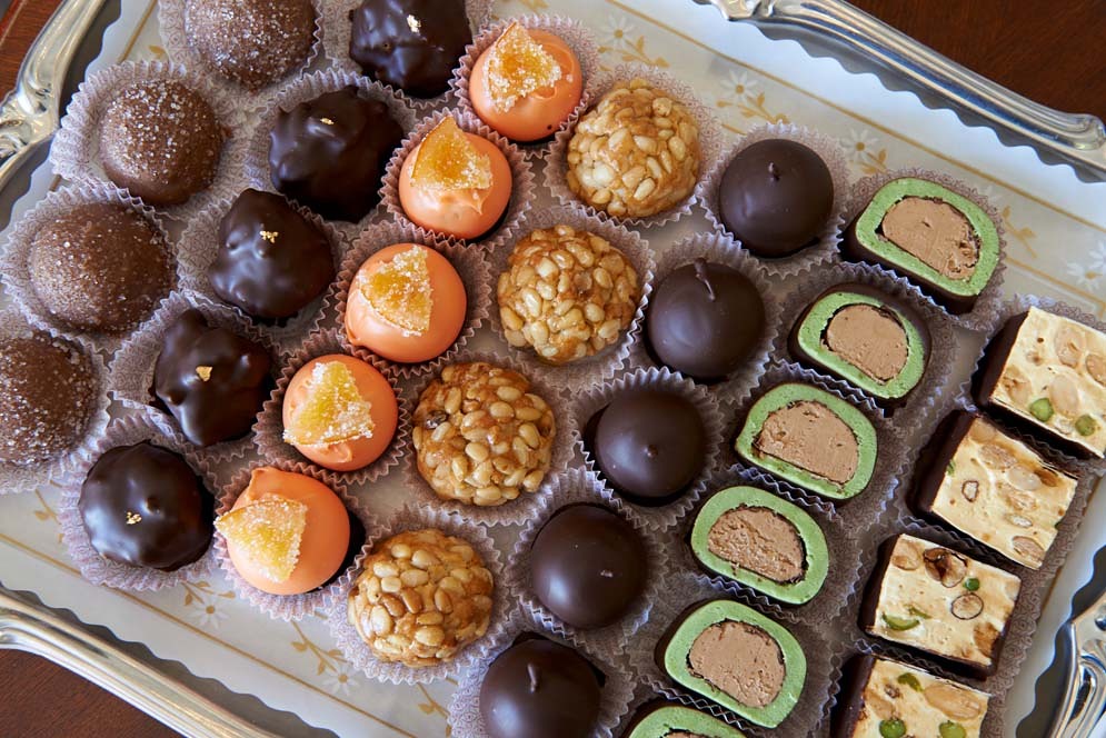 Petits Fours und Konfekt in der Conditorei Sluka